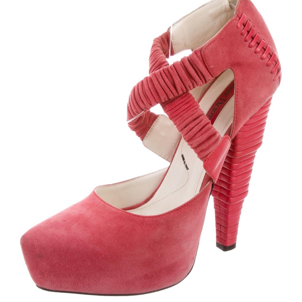 Cesare Paciorti suede platform pumps it 6
